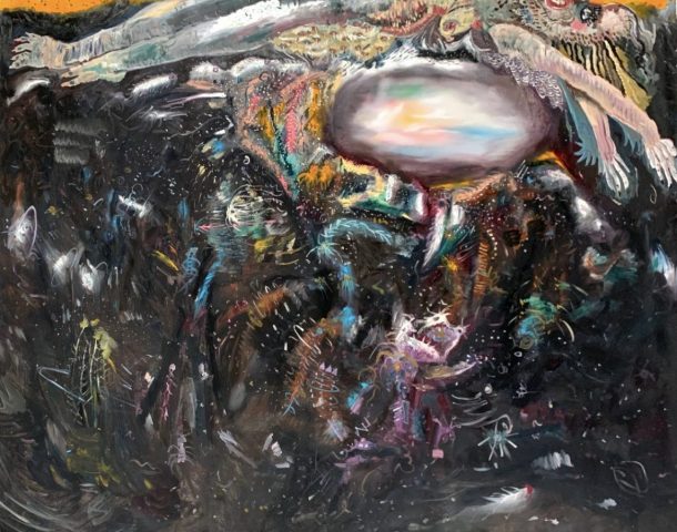 Risen To The Primeval State, 2020, 146x179cm, Oil on Canvas